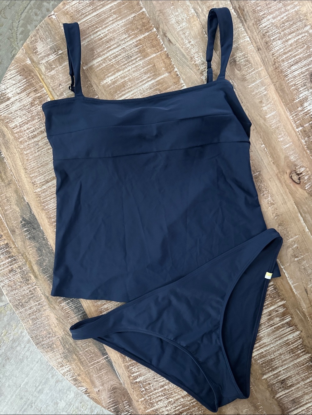 Summersalt The Oasis Tankini Top & The Classic Mid-Rise Bikini Bottom Size 12 - Picture 2 of 8